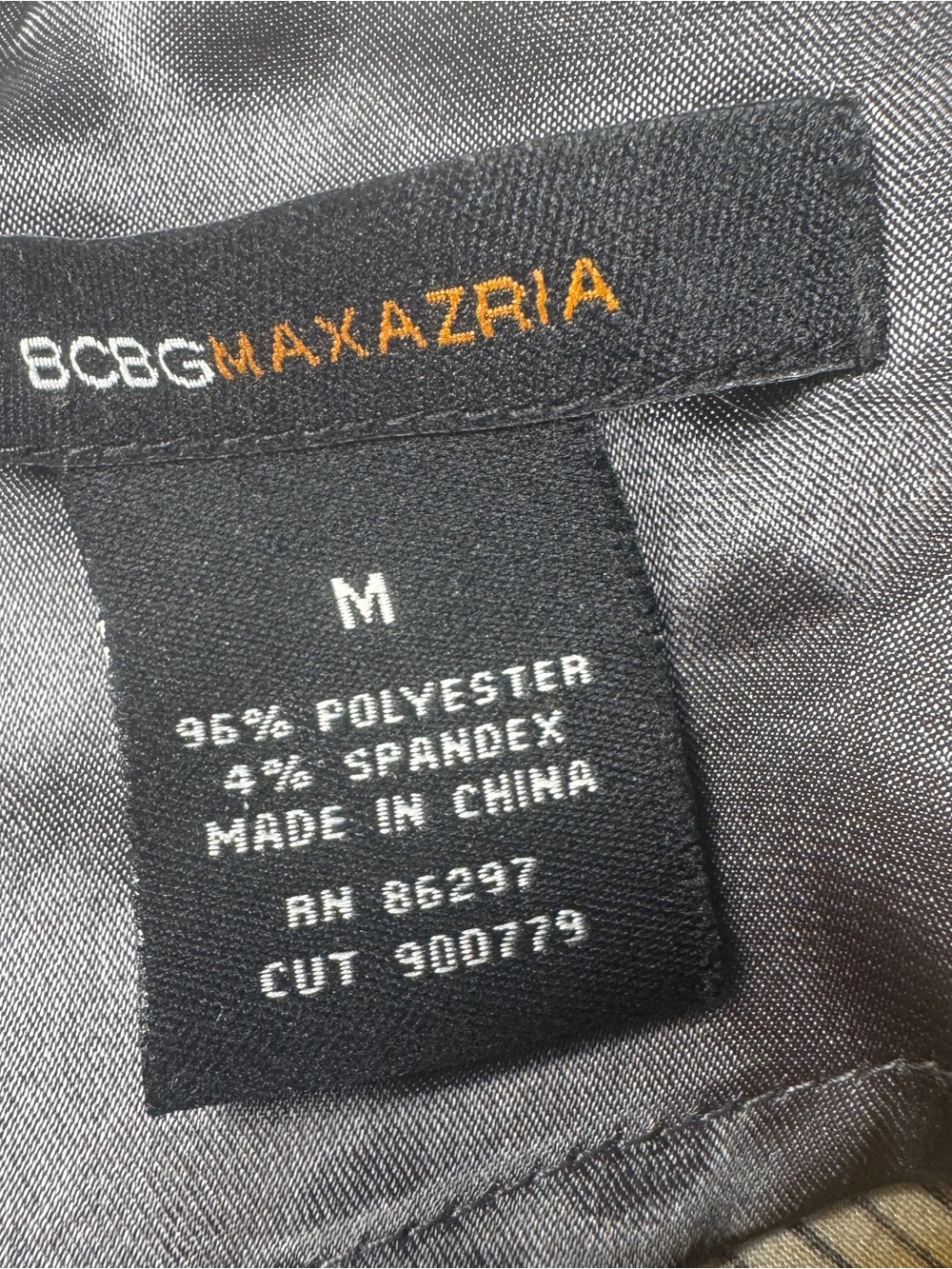 BCBGMAXAZRIA Suzy Dress Womens M Satin Gray Yellow Sunburst Caftan Kimono NWI - Picture 2 of 12